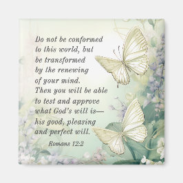 Romaner 12:2 Överensstämmer inte med denna världsb Magnet