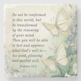 Romaner 12:2 Överensstämmer inte med denna världsb Stenunderlägg