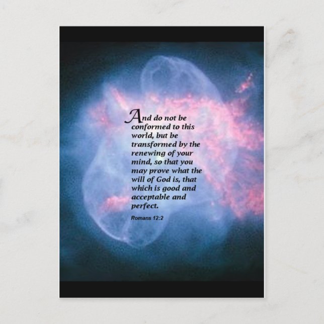 Romaner 12:2 vykort (Framsida)