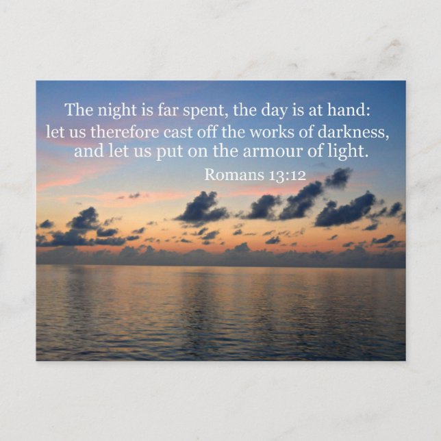 Romaner 13:12 vykort (Framsida)