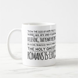 Romaner 15:13 kaffemugg