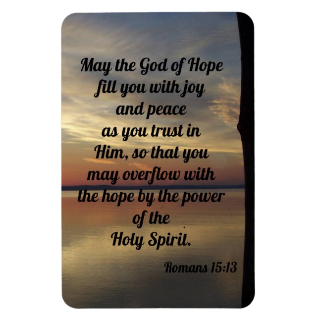 Romaner 15:13 Kylmagnet Magnet (Vertikal)