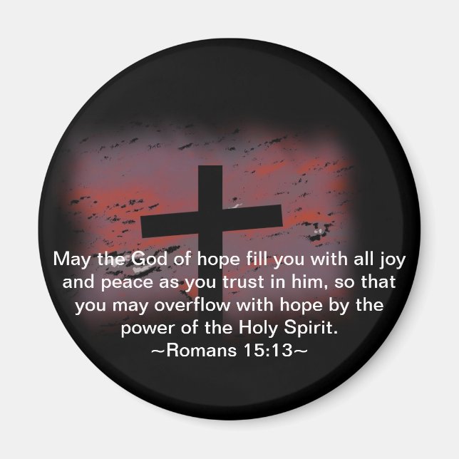 Romaner 15:13 magnet (Framsidan)