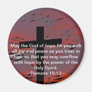 Romaner 15:13 magnet