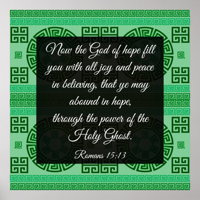 Romaner 15:13 Poster (Framsidan)