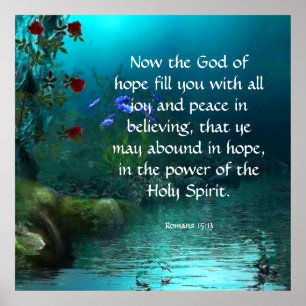 Romaner 15:13 poster