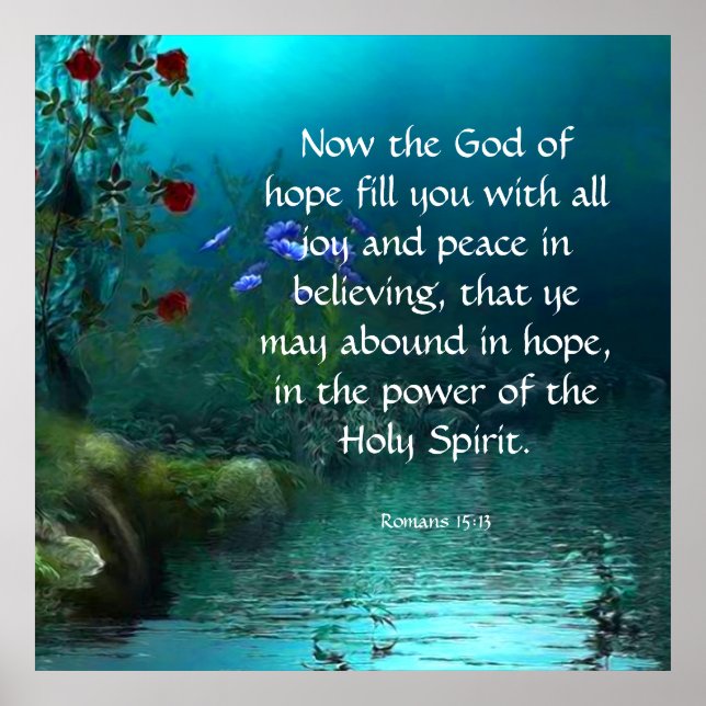 Romaner 15:13 poster (Framsidan)
