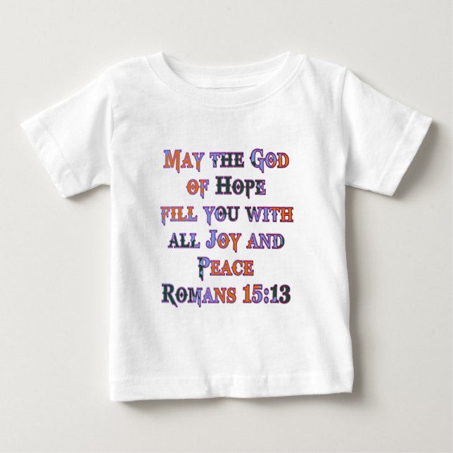 Romaner 15:13 t-shirt (Framsida)