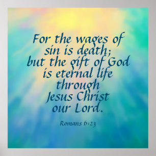 Romaner 6:23 poster