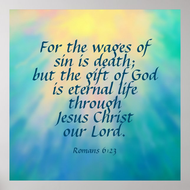 Romaner 6:23 poster (Framsidan)