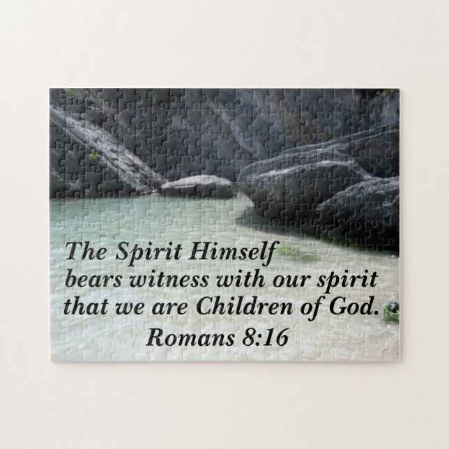 Romaner 8:16 Spirit själv vittne Pussel (Horisontell)