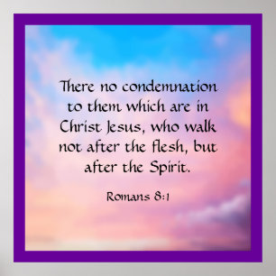 Romaner 8:1 poster