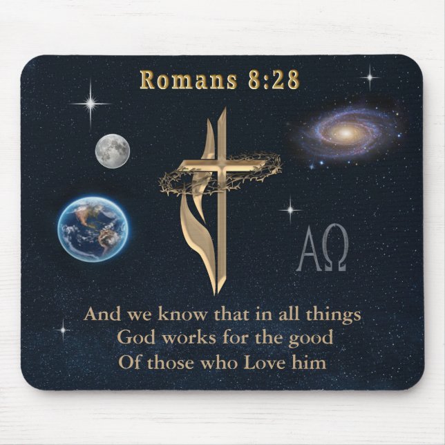 Romaner 8:28 musmatta (Framsidan)