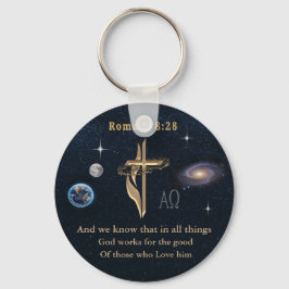 Romaner 8:28 nyckelring