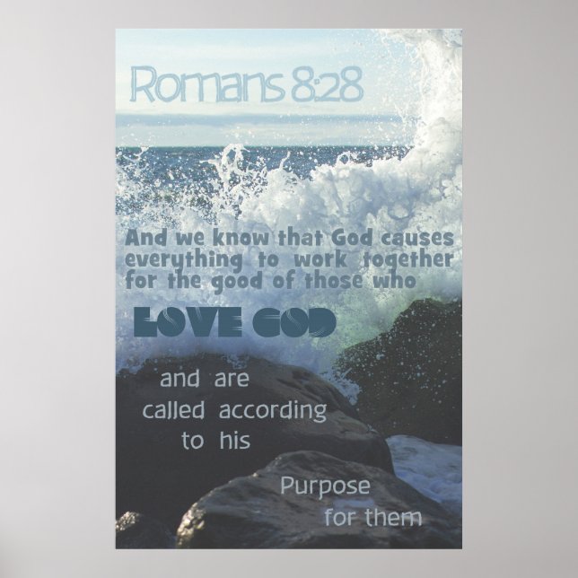 Romaner 8:28 Oceanen Poster (Framsidan)