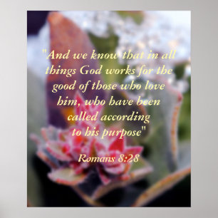 Romaner 8:28 poster