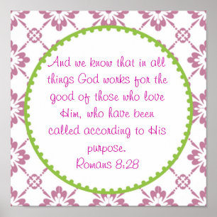 Romaner 8:28 Poster