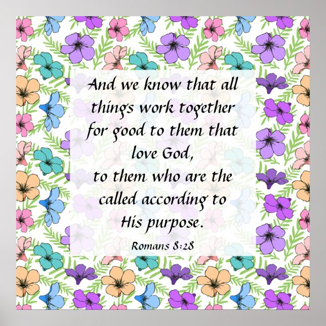 Romaner 8:28 Poster (Framsidan)