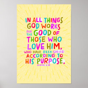 Romaner 8:28 Poster