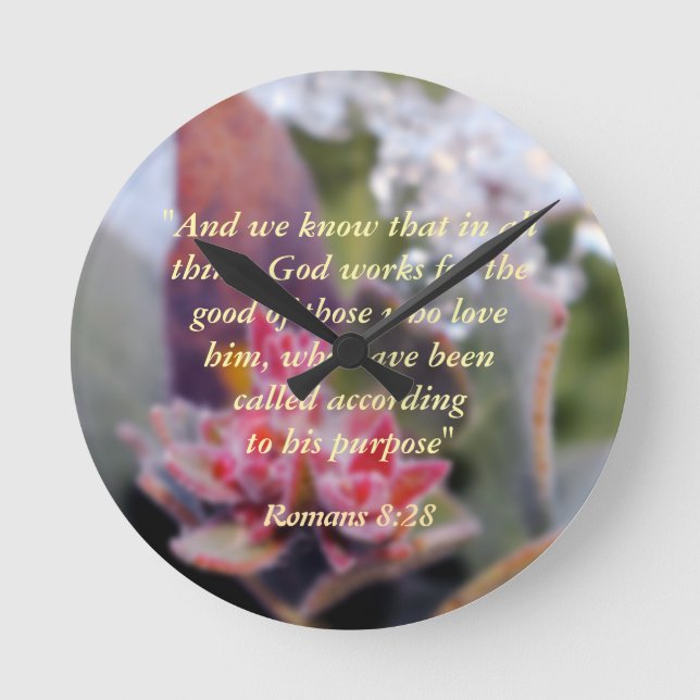 Romaner 8:28 rund klocka (Framsida)