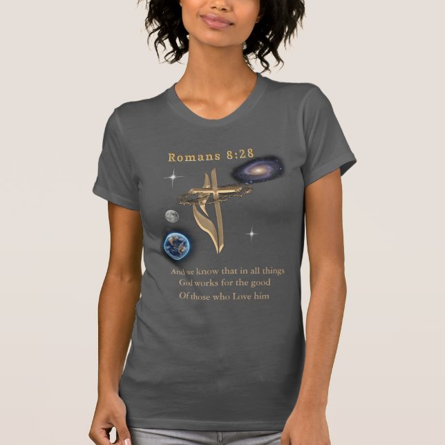Romaner 8:28 t shirt (Framsida)