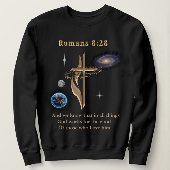 Romaner 8:28 t shirt (Design framsida)