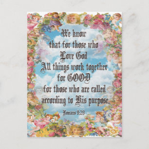 Romaner 8:28 vykort