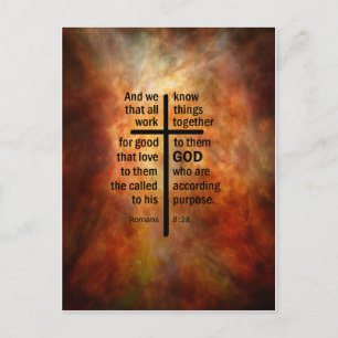 Romaner 8:28 vykort
