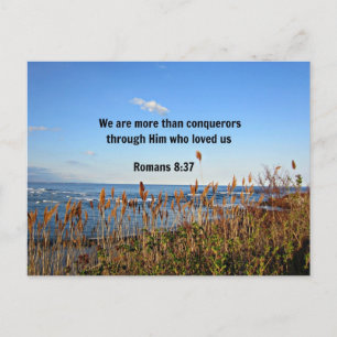 Romaner 8:37 vykort