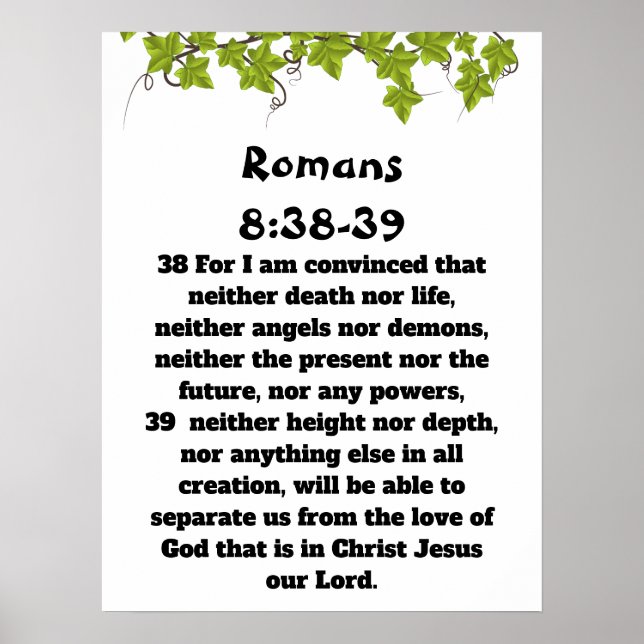 Romaner 8:38-39 poster (Framsidan)