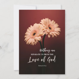 Romaner 8 39 Kärlek av gud, bible Verse Flat Card Kort