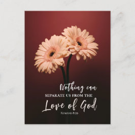 Romaner 8 39 Kärlek av gud Christian Bible Verse Vykort