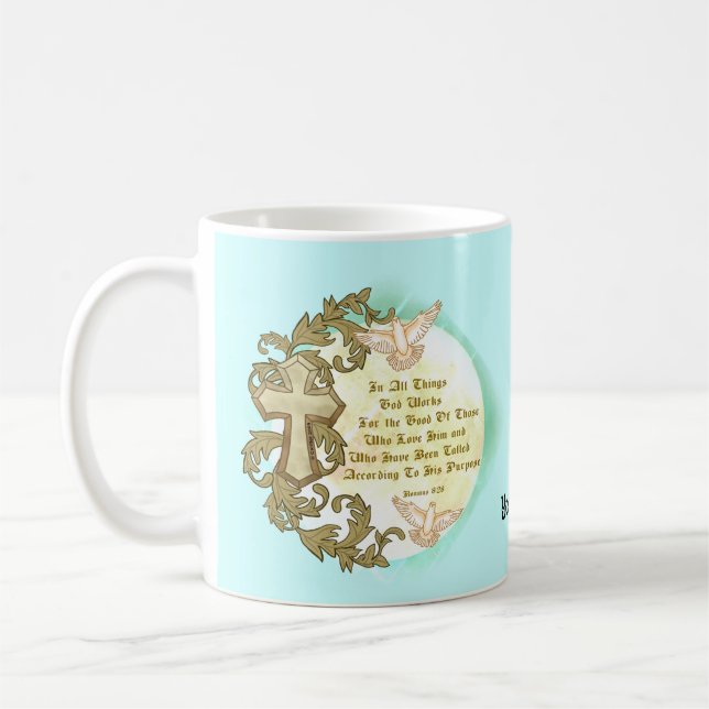 Romaner Åtta 28 kristna Kaffemugg (Vänster)