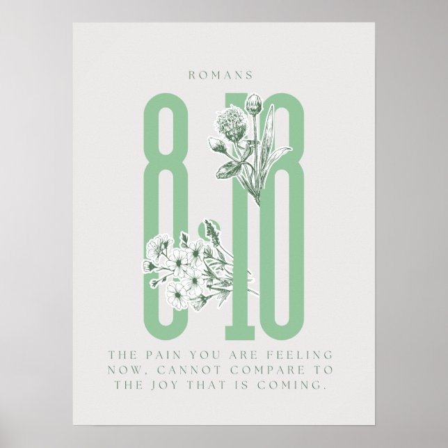 ROMANERBREV 8:18 Affisch (Framsidan)