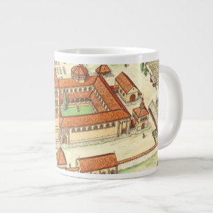 Romanesque Abbey.Modell Jumbo Mugg