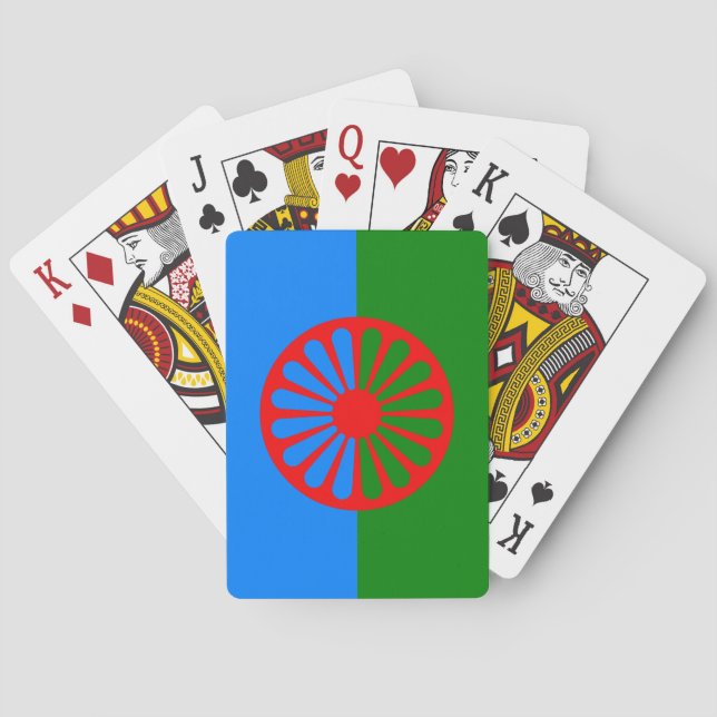 Romani Flagga Casinokort (Baksidan)