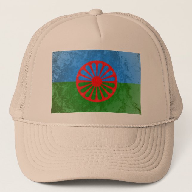 Romani flagga keps (Framsida)