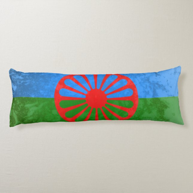 Romani flagga kroppskudde (Baksidan)