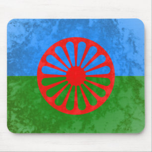 Romani flagga musmatta