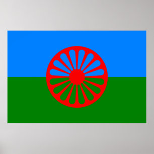 Romani Flagga Poster