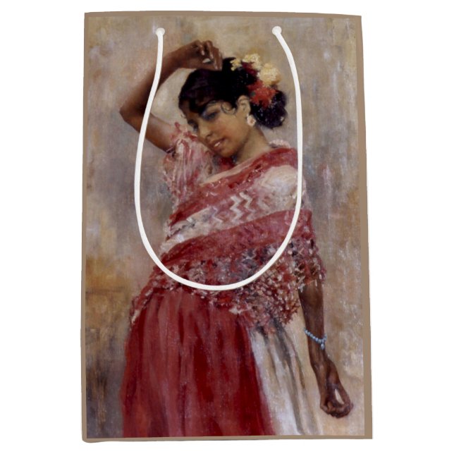 Romani Gypsy Woman Dancing (av Albert Edelfilt) (Framsidan)