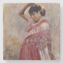 Romani Gypsy Woman Dancing (av Albert Edelfilt)
