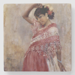 Romani Gypsy Woman Dancing (av Albert Edelfilt) Stenunderlägg