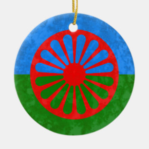 Romani Julgransprydnad Keramik