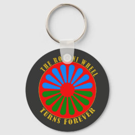 Romani Wheel aktiverar för nyckelkedjan Nyckelring