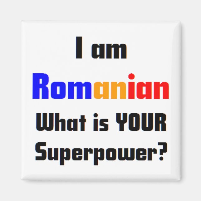 romaniansk magnet (Framsidan)