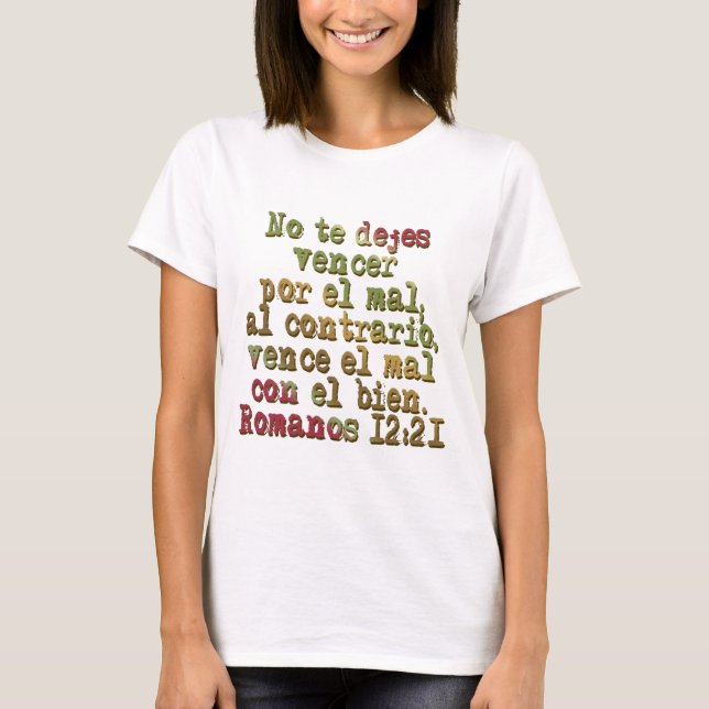 Romanos 12:21 tröja (Framsida)