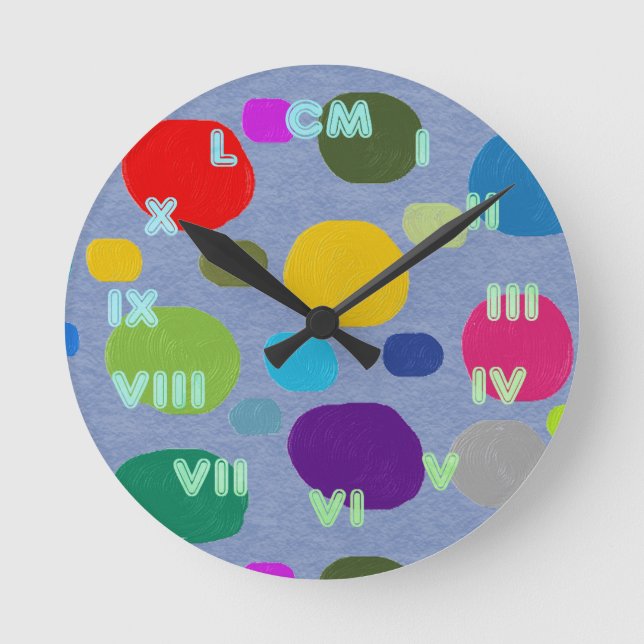 ROMANOS NUMEROS RELOJ RUND KLOCKA (Framsida)