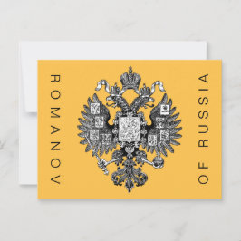 ROMANOV AV RYSSLAND-vykort Vykort