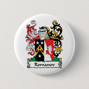 Romanov familjvapensköld knapp